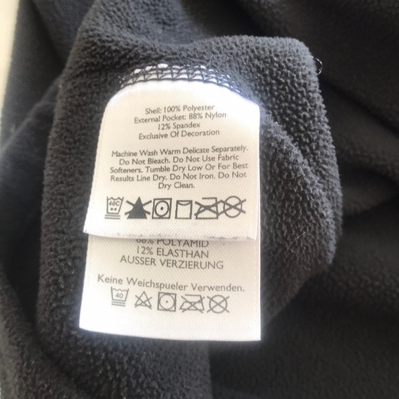 Eddie Bauer Black Polartec 1/2 Zip Fleece Size Small - Picture 4 of 9